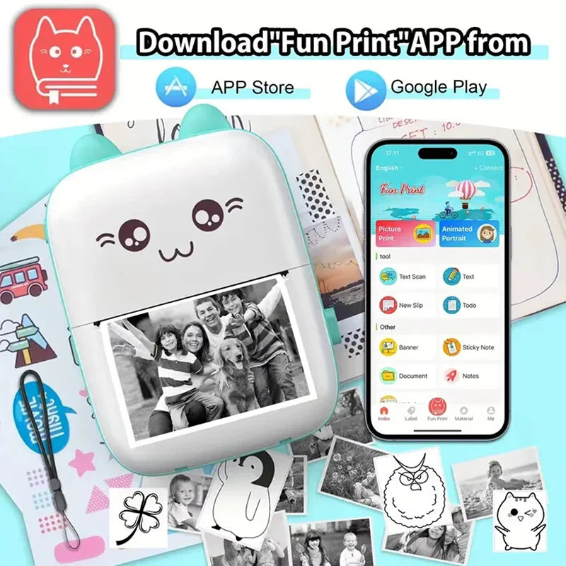 Mini impresora Portátil de Bolsillo